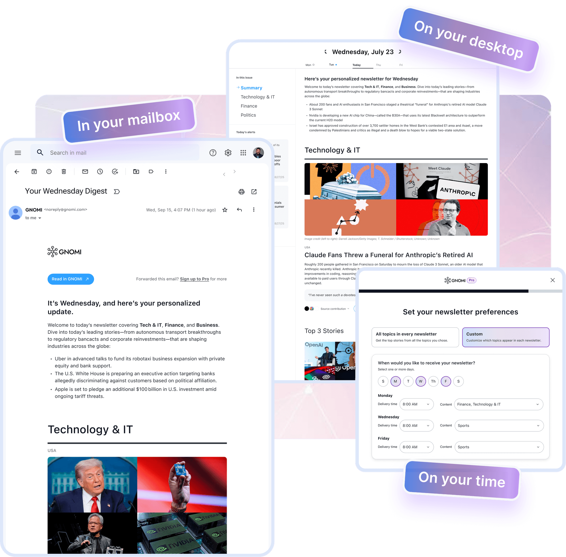 The newsletter that writes itself, curated for you